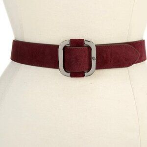 Lauren Ralph Lauren 1.5" Suede Slide Buckle Belt